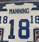 Peyton Manning Colts Game Used Jersey Signed Framed Schwartz Coa Loa 