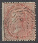 India Stamps 1859-1860 2a Pink   2a Yellow Buff Sg41 2 Used Cv   105