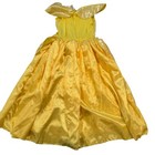 Disney Princess Dress Up Gown Size 8 10 Yellow Belle Costume Halloween Play 