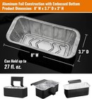 60 Pack Blackstone Grease Cup Liners Griddle Drip Pan Disposable Aluminum Foil