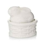 Yankee Candle Easter Bunny Basket Tea Candle Holder Gift Set New With Candles