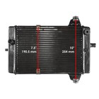 Radiator With Sensor For Kawasaki Kfx700 Ksv700 2004 2005 2006 2007 2008 2009