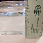 Vintage Industrial Architectural Glass Block Wavy Pattern 7 3 4  X 3  New