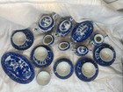 Vintage Children   s Tea Set Blue Willow Made Japan 23 Pieces - One Cup Broken