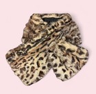 Vintage Adrienne Landau Authentic 100  Rabbit Fur Wrap Scarf