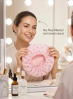 Shower Cap Women Terry Cloth Lined Waterproof Reusable Large Pink Bath Hair Acce