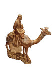 Wise Man Riding Camel Heavy Made Of Some Composite Material Gold Tone  2ft X 2ft