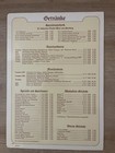 Vintage Nurnberger Bierhaus Original Menu Berlin  Germany