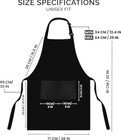2 Pack Bib Apron  Adjustable With 2 Pockets  Water And Oil Resistant  Cooking Ki
