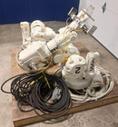 lot Of 2  Abb Ab Irb 140 M2004 Industrial Robot Arm Irb 140-6 0 8 W  Cables