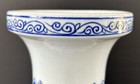 Chinese Blue White Porcelain Vase 18  Landscape Scene Tongzhi Mark Qing Dynasty
