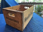 Vintage Mountain Dew Hillbilly Wooden Bottle Crate  broughton s  Ashtabula  Ohio