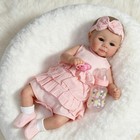 Realistic Reborn Baby Dolls Vinyl Silicone Lifelike Soft Newborn Girl Doll 18in