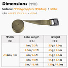 Cinch Tie Down Strap Lashing Straps Heavy Duty Nylon Straps With Cam Buckles For