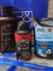 Bath   Body Works Bourbon Men s Gift Set   3-in-1 Body Wash  Spray  Wipes Nwt
