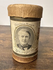 Antique Phonograph Empty Cylinder - Edison s Gold Moulded Records  error 