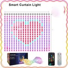 Smart Led Curtain Light Fairy App Control Music Sync Waterproof Christmas Decor