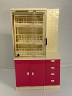 Vtg Sweet Annie Lighted Kitchen 80 s Working Lights And Sink For 12  Doll Barbie