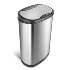 Nine Stars 13 Gallon Motion Sensor Trash Can Stainless Steel Soft Close Lid