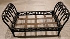Antique Victorian Cast Iron Doll Bed