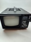 Retro Black Vintage Avanti Tvr-500 Portable Tv Screen With Am fm W cord Cococola