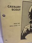 Army Soldiers Manual  Cavalry Scout  Skill Level 1 2 Mos 19d Dated 1979