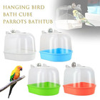 Hanging Bird Bath Box   Parakeet Shower Cage Bath   Bird Bathtub For Canary