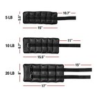 Adjustable Arm Leg Weights Wrist Ankle Workout  2 5-pound Pair  5 Lb Total 