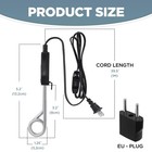 Portable Immersion Cup Mug Water Heater Traveling camping Accessories - 300w Wit