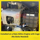 Muffler Blanket Fits Chinese Mini Excavator Skid Steer Rato 420cc Predator