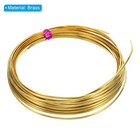 Half Hard Brass Wire 12gauge 2x1mm Diameter 6m 19 68ft Craft Wire