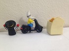 Mcdonald s Toy Lot Mac Tonight Moon Man  Black Scooter Hamburglar Hallmark Fries