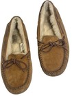 Ugg Dakota Slippers Women House Shoes Tan 5612 Moccasin Loafers Sherpa Wool Sz 7