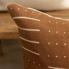 Set Of 2 African Mudcloth Throw Pillow Covers 20x20 20  X 20   pack Of 2  Rust