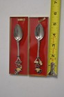 2 Vintage Walt Disney Productions Disneyland Souvenir Spoons Mickey Minnie Mouse