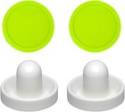 Suzo Happ Air Hockey Goalies With Large Green Pucks - Competitive Play Set