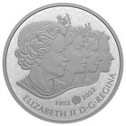 2022 Canada  50 Queen Elizabeth Ii s Coronation - 5 Oz Pure Silver Coin