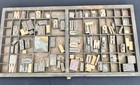 Antique Vintage Wooden Printers Drawer Wood Creation Letterpress Shadow Box Plus