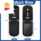 Sadnyy Police Badge Holder Neck Chain Leather Security Card Black 