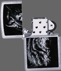 Zippo Lighter Wolf   Lindsay Kivi Street Chrome   Brand New In Box   Made In Usa