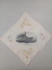 Rare 1915 Panama California Exposition  Uss San Diego Silk Handkerchief Navy
