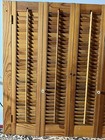 Vintage Wood Plantation  Shutters  Set Of 4 Panels  8   35 3 4   Fir pine  4