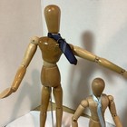 Vintage Articulated Wooden Artist Model Two Included  13    And 9    