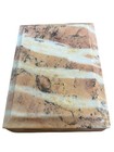 Vintage Onyx Marble Jewelry Box Natural Stone Trinket Box 5 25    Mid Century