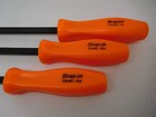 Snap-on Csa300ao 3-pc Scraper Set  Orange Classic Hard Handles