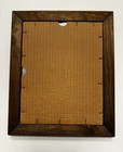 Rush 1970s 2112 Starman Carnival Fair Prize Glass Hologram Wood Frame 12    X 10   