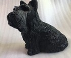 Animal Classics 7  Black Scottie Terrier Dog Figurine 1984 United Design W Wear