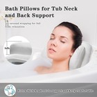 Full Body Bath Pillow Spa Bath Pillows For Tub Neck And Back Support Luxury B   