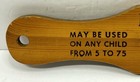 Vintage 1970 Board Of Correction Wooden Paddle Great Smoky Mountains Souvenir