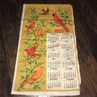 Vintage Lot -7  Calendar Wall Hanging Or Tea Towels 1970s
